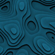 Seamless abstract layered blue background.