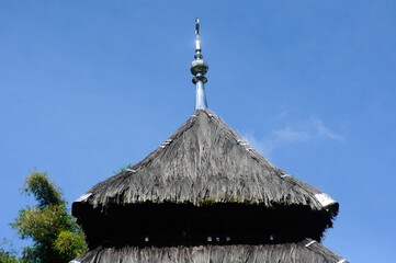 Wall Mural - WEST SUMATERA, INDONESIA -JUNE 8, 2014: Tuo Kayu Jao Mosque is located in West Sumatra, Indonesia. Built in 1599 and is the second oldest mosque in Indonesia.