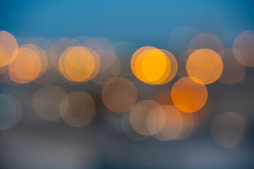bokeh from traffic car lights, saudi arabia