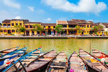 Wall Mural - Hoi An ancient town riverfront