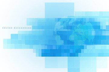 Wall Mural - global network connection.abstract background technology graphic design. network wireless systems an