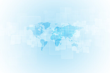 Wall Mural - global network connection.abstract background technology graphic design. network wireless systems an