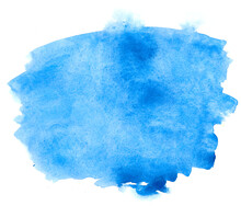 Restrained Blue Watercolor Background For Decorating Design Objects
