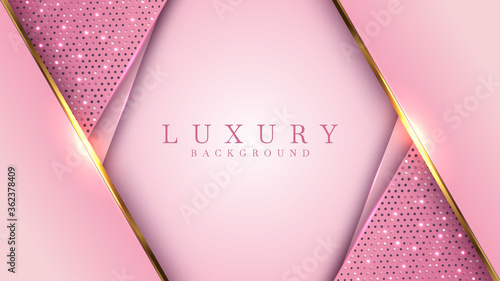 Plakaty fioletowe  luksusowe-zlotej-linii-tla-rozowe-i-fioletowe-odcienie-w-abstrakcyjnym-stylu-3d-ilustracja-z