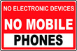 © naleen - No mobile phones zone sign