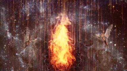 Wall Mural - divine flame