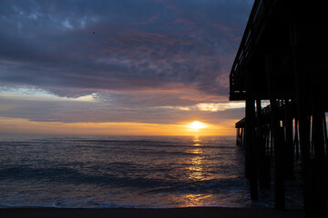 Wall Mural - Sunrise at Kitty Hawk North Carolina