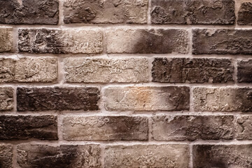 Background of old and rustic brick wall