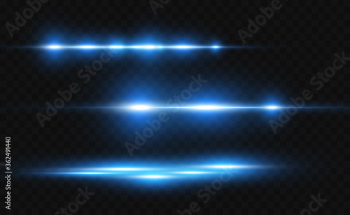 Fotografía Vector light blue special effect