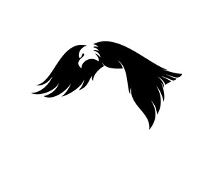 Sticker - Flying eagle silhouette