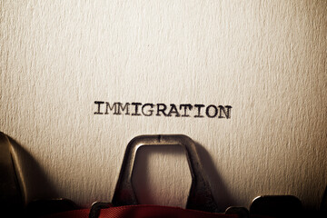 Immigration concept view