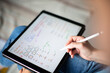 © Motion Vista Media - E-Learning on tablet with pen stylus