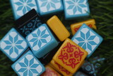Kostki kafelki kolorowe wzory orientalne