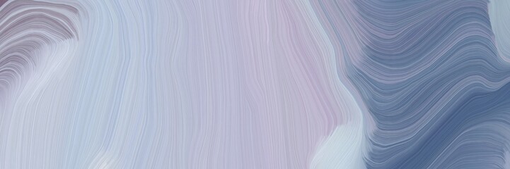Aufkleber - inconspicuous elegant curvy swirl waves background illustration with pastel blue, slate gray and light slate gray color