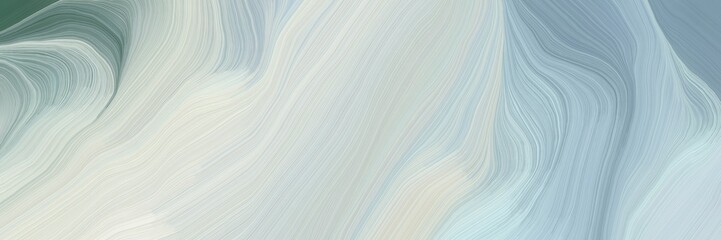 Aufkleber - unobtrusive elegant curvy swirl waves background design with light gray, slate gray and dark gray color