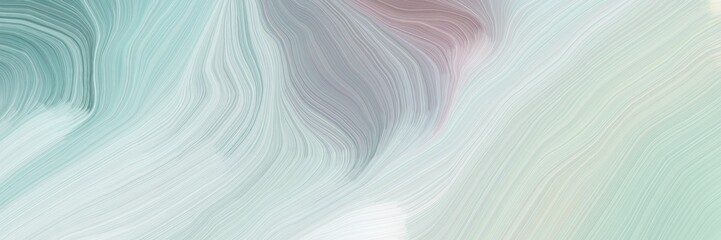Aufkleber - inconspicuous elegant smooth swirl waves background design with light gray, cadet blue and dark gray color