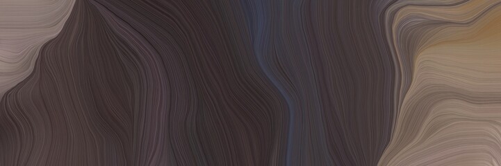 Aufkleber - inconspicuous header with elegant curvy background design with dark slate gray, very dark violet and gray gray color