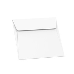 Poster - Blank paper square envelope mockup