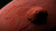 Olympus Mons, Volcano On Planet Mars, Largest Volcano In The Solar System