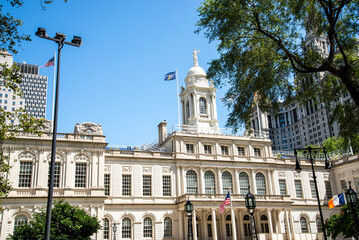 Sticker - The city hall of New York 