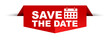 © Michal Hubka - red vector illustration banner save the date