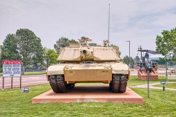 Canvas Print - Fort Carson Visitor Center in Colorado Springs, Colorado