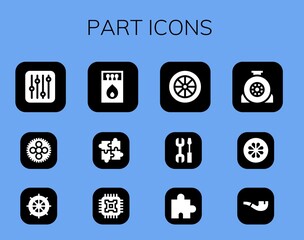 Sticker - part icon set