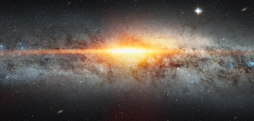 Poster - Supernova explosion in the center of the milky way 