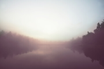  Fog on the lake