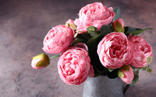 Pink Peonies For Interior Decoration