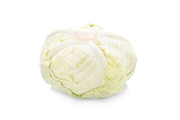 Poster - fresh cabbage isolated on white background