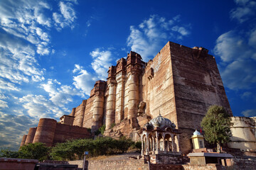 Magnificent Mehrangarh Fort - Jodhpur is a popular tourist places in India and one of the largest forts in forts