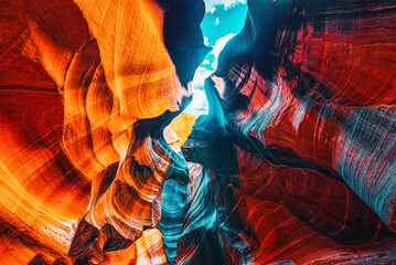 Wall Mural - Antelope Canyon is a slot canyon in the American Southwest.