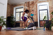 © Yakobchuk Olena - Active females getting ready for sport activities