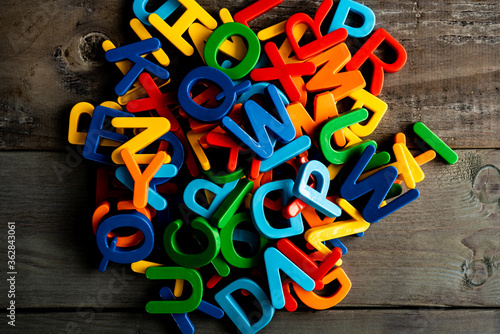 アルファベット 背景素材 英語 Stock Photo Adobe Stock