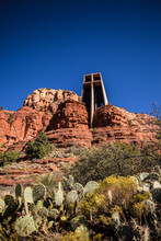 The Holy Cross Chapel In Sedona, Arizona.