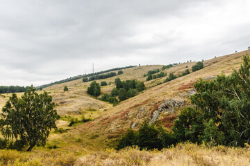 mountains, hills and natural beauties of Bashkortostan