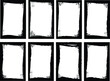 © miloje - Grunge frame borders vector collection