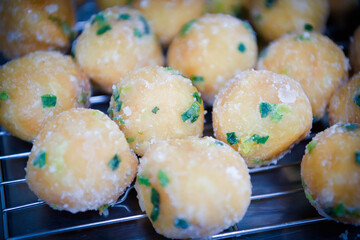 sweet cakes on a white plate