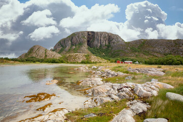 On a walk around the mountain Torghatten in Nordland county