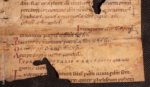 Cuadros en Lienzo Eleventh or tenth century manuscript on Exorcism against epidemic and pandemic c