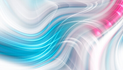 Wall Mural - abstract modern light background with smooth neon liquid lines. light lines, bright background. abst