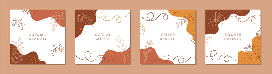 trendy abstract square template with colorful concept. able to use for social media posts, mobile ap