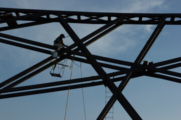 steel bridge construction