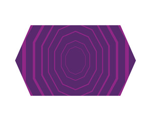 Poster - elegant purple color frame icon