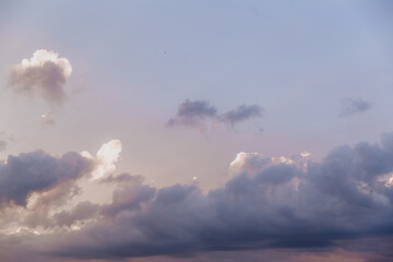 Wall Mural - beautiful sky with cloud before sunset. natural background.