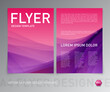 vector flyer design template. book cover, booklet, leaflet, poster layout. 