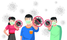Stop Pandemic Virus Frontliner Facemask