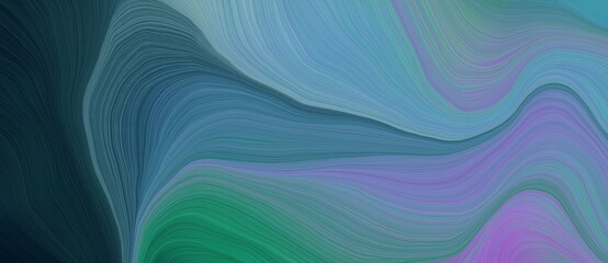 Aufkleber - background graphic design with contemporary waves design with blue chill, cadet blue and very dark blue color