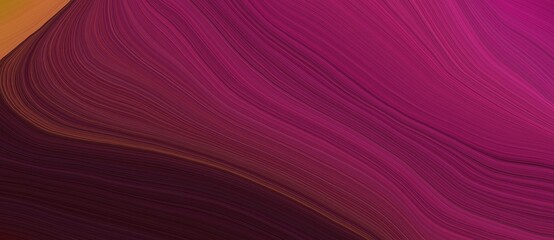 Aufkleber - background graphic design with modern waves background illustration with dark pink, dark moderate pink and very dark pink color